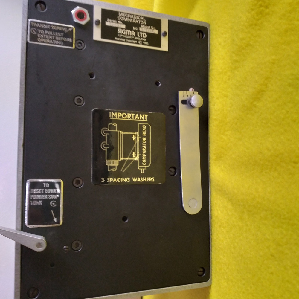 SIGMA Ltd. - Mechanical Comparator Head, ±.003" reading capacity