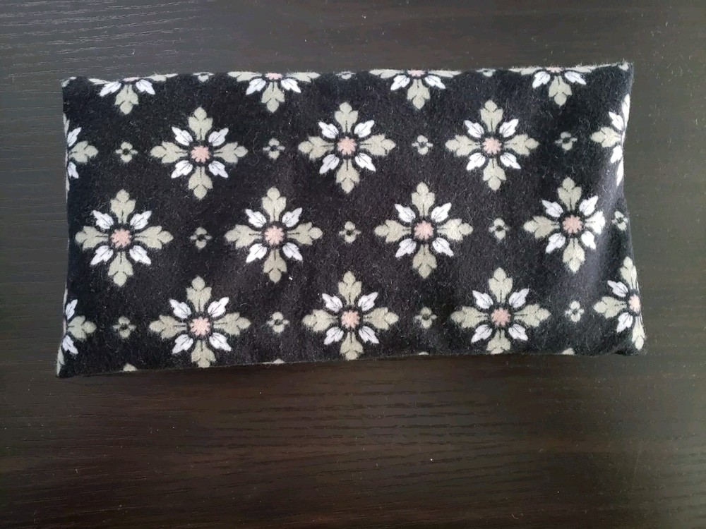 Rice Hot/Cold packs, handmade, new, Black Diamonds
