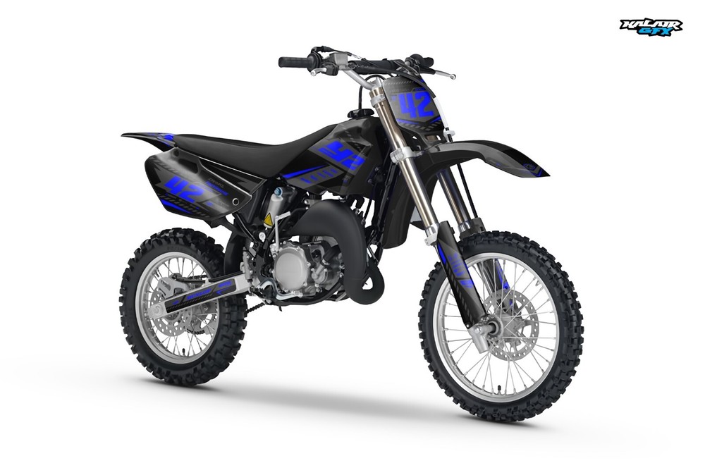 Graphics Kit for Yamaha YZ85 (2002-2014) YZ 85 Lethal Series - Blue Shift