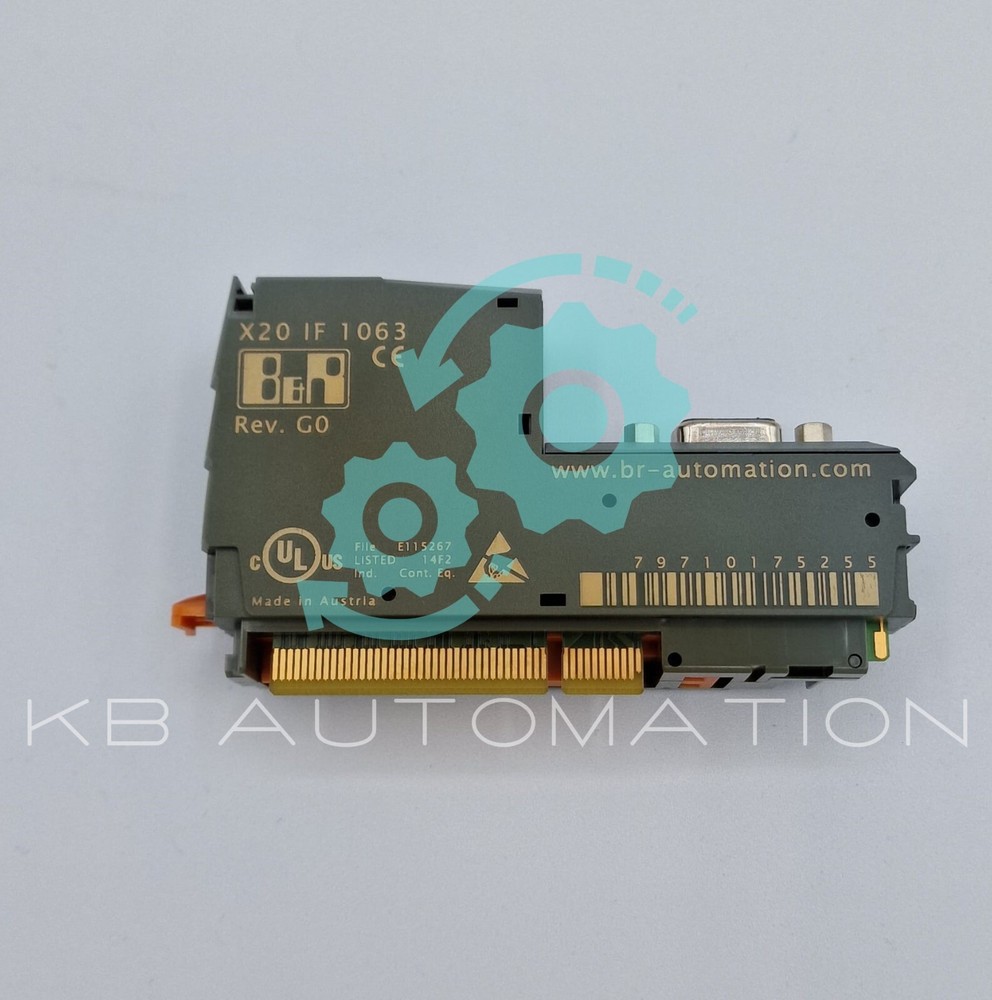 B&R Automation X20IF1063 X20 System PROFIBUS DP V0 slave interface