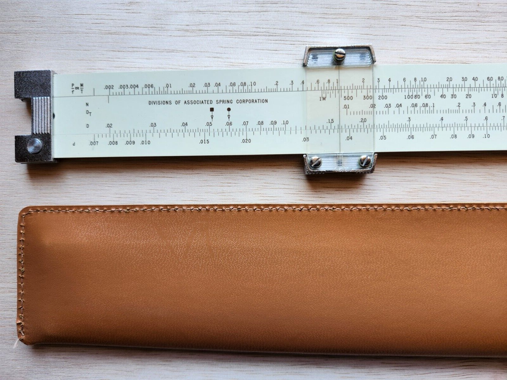 Pickett 1025 Helical Spring Design Side Rule, Full Documentation & Box