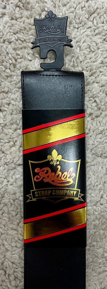 Rebel Strap Co. ROCK IT Adjustable 2.5" Duralon Guitar Strap w/ Working Lighter!