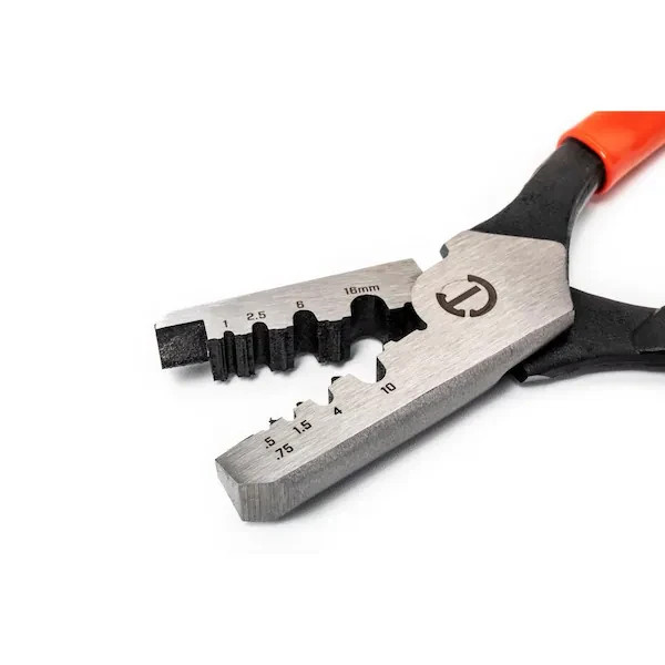 8 In. Wire Crimpers with Dipped Grips