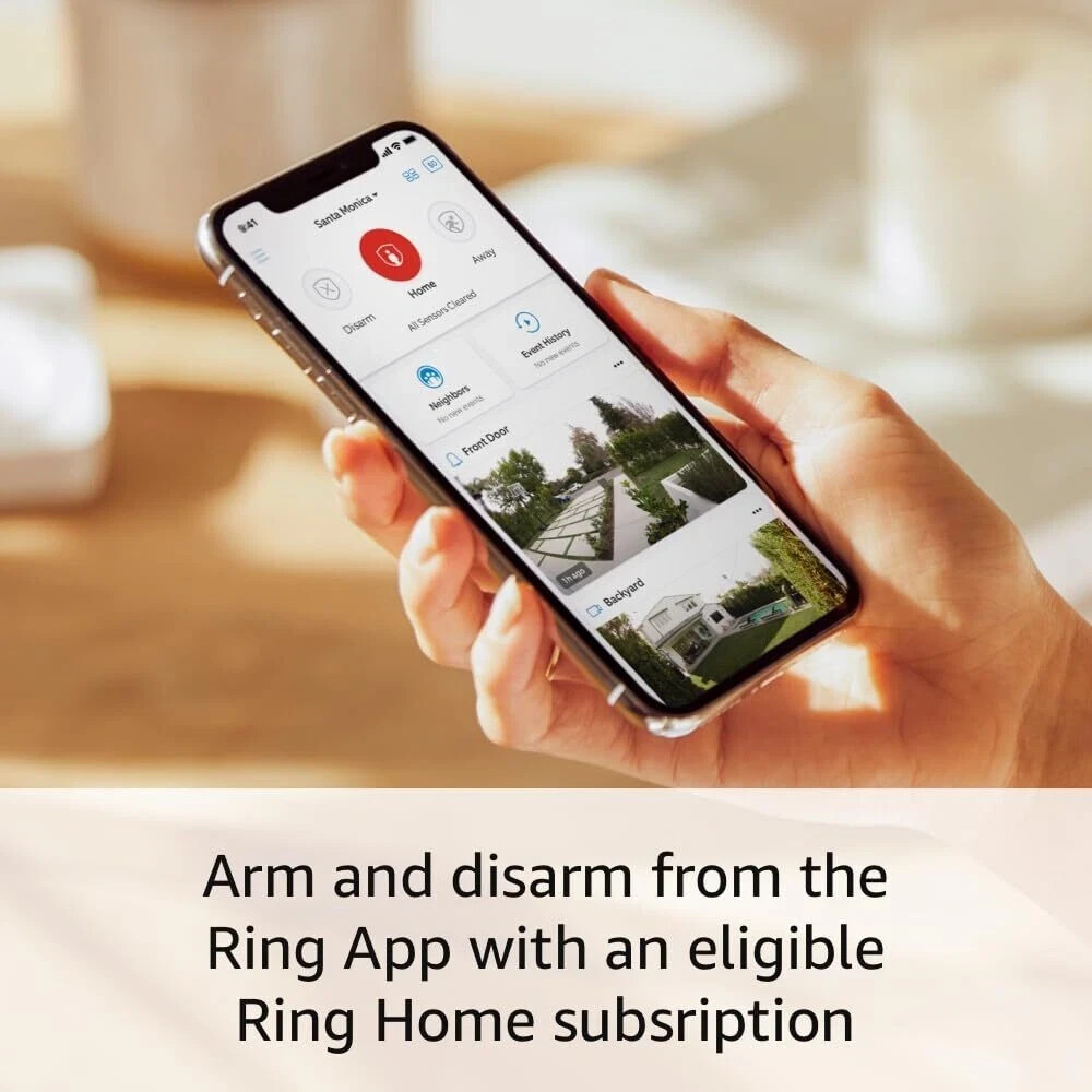 New Ring Alarm 14 Piece Kit 2nd Generation Home Security System - White