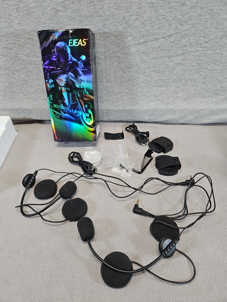 Motorcycle Intercom Microphones And Mounting Plates Only (A2)