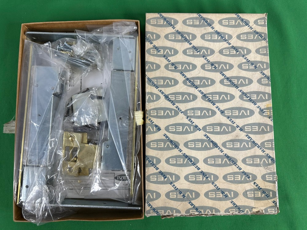 H.B. IVES Self Latching Flush Bolt Solid Brass PR356 B3 with Bright Brass Finish