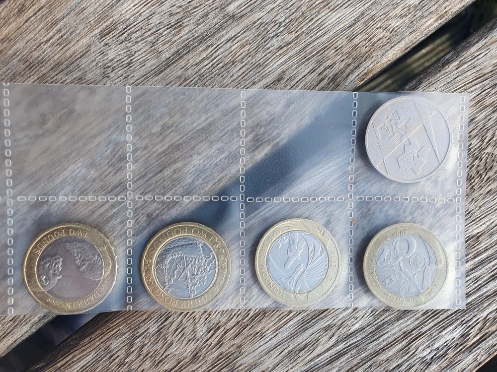 Various UK and Crown dependent coins