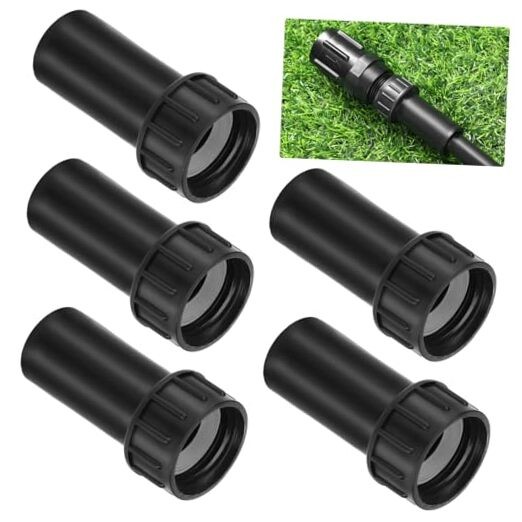 5 Pcs Drip Irrigation Coupling Adapter, 3/4 Female Pipe Thread Fits 1/2