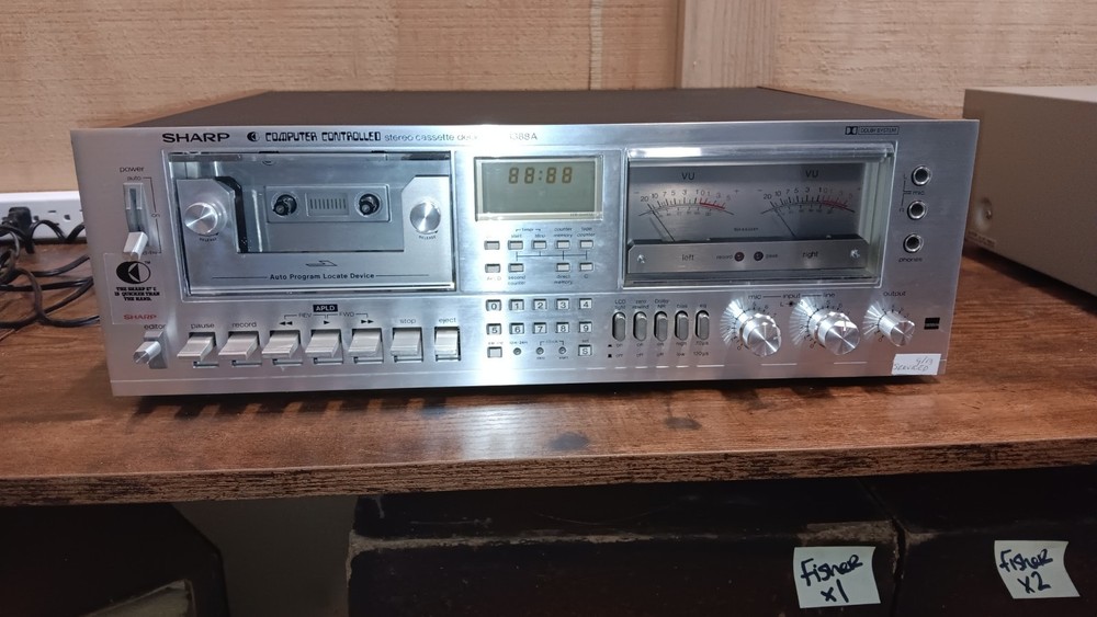 SHARP RT-3388A COMPUTER CONTROLLED CASSETTE DECK PLAYER