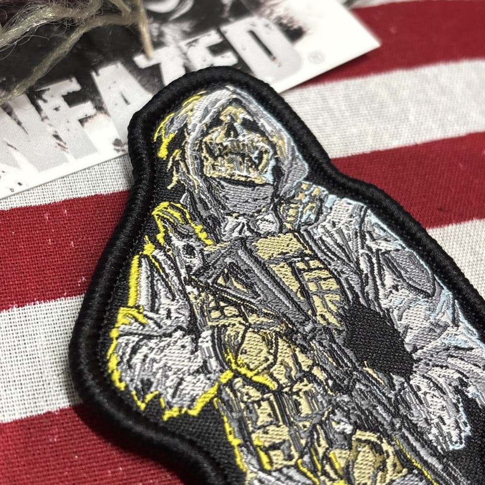 Reaper Tactical Hook And Loop Patch High Quality Graphic ~2x3.5