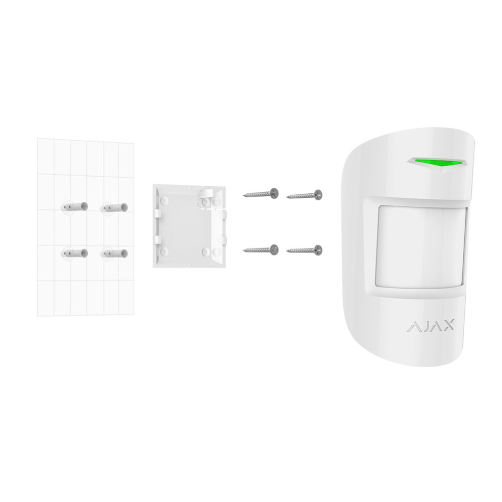 Ajax White Dual Technology Volumetric PIR Detector