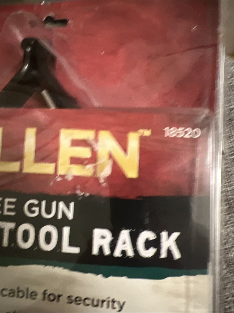 Allen Three Gun Locking Tool Rack Mounting 18520 Open Box Free Shipping