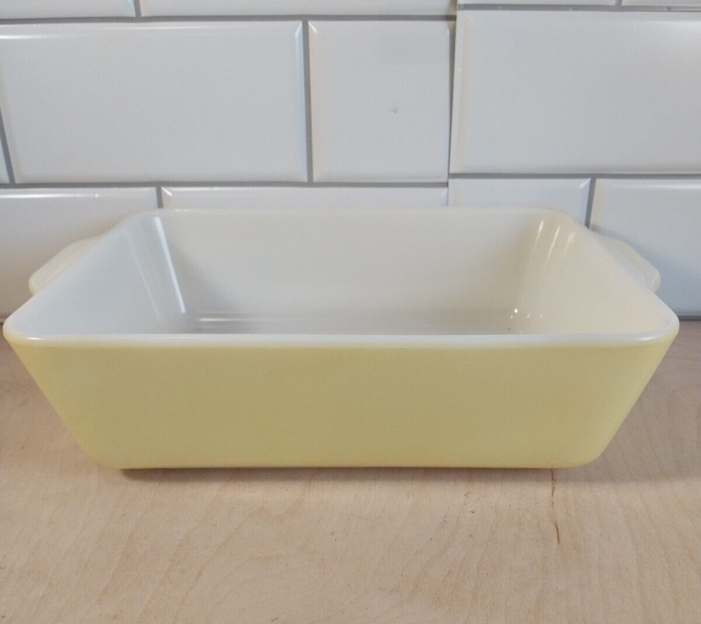 Vintage Pyrex ~Yellow Rectangle Casserole Baking Dish # 503-B