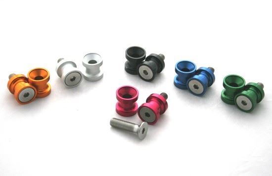 R&G Paddock Stand Bobbins M8 Silver Honda CBR900 Fireblade 2000 - 2003