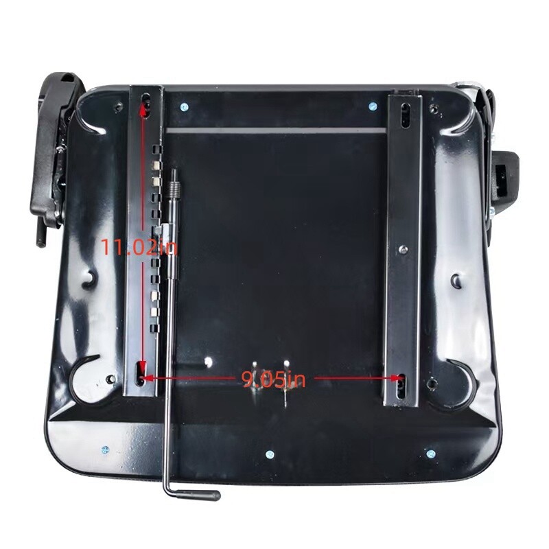 Universal Tractor Seat For Forklift Excavator Skid Loader w/ Armrest+ Safty Belt