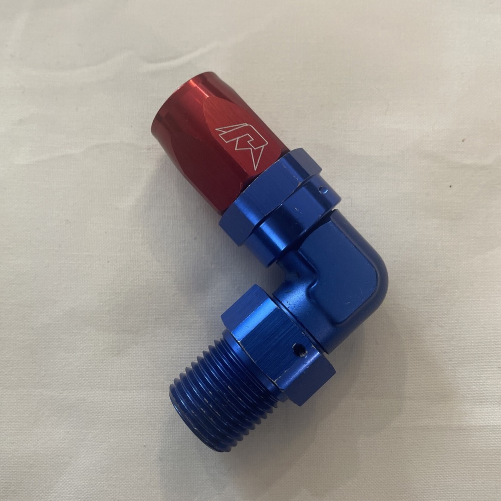 JEGS 103225 90 Degree Max Flow Hose End