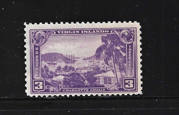 US Stamp -Scott # 802-3c-Mint/NH-OG-1937-Virgin Islands