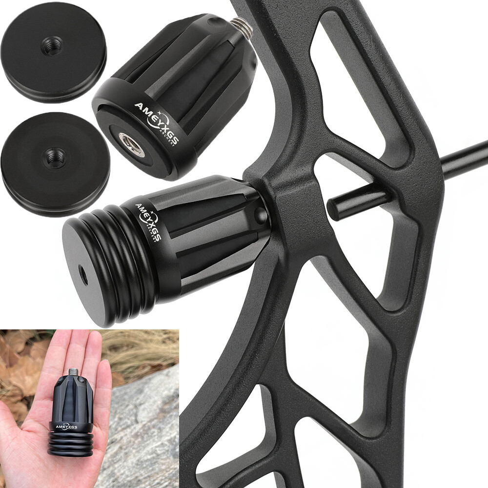 Compound Bow Riser Stabilizer Archery Shock Absorber Dampener Silencer Hunting