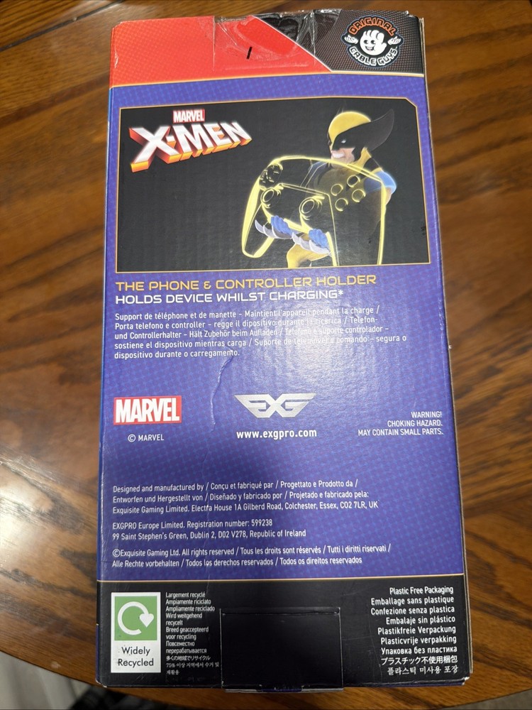X-Men MARVEL-Wolverine Phone & Controller Holder - New In Box Cable Guys