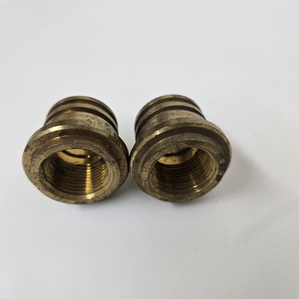 kinetico water softener parts new Model k in and out Brass adapters 3/4" Npt