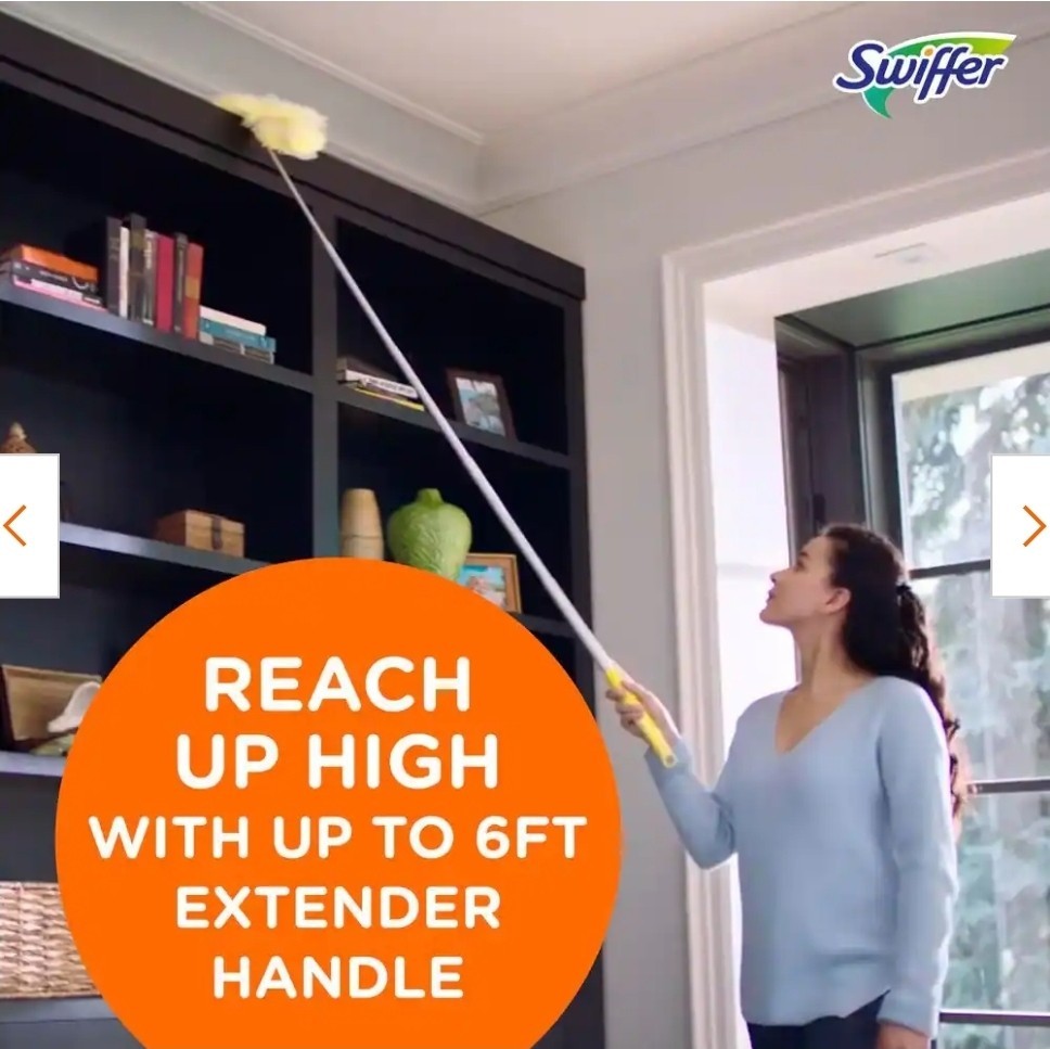 Swiffer Dusters 6ft Extendable Handle with 4 Refills