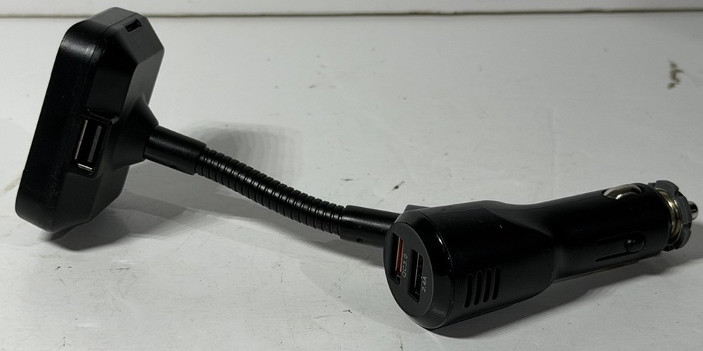 Premier Intelligent Voice Command Bluetooth FM Transmitter Hands-Free + 3 Port