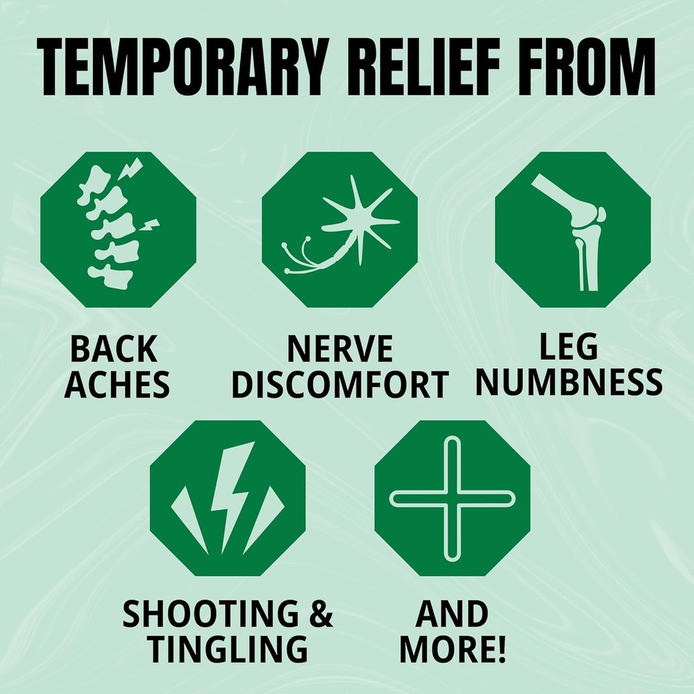 The Relief Products Sciatica Therapy Fast Dissolving Tablets - 100% Natural...