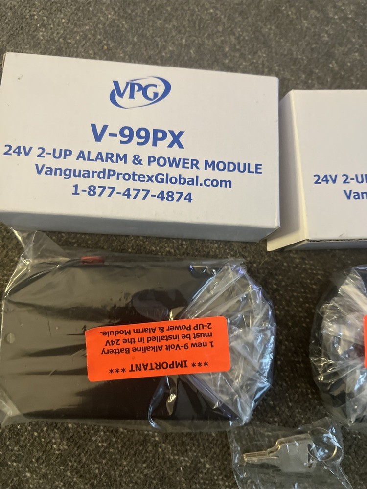 2 Vanguard Products Group VPG V-99 2-up Alarm Module Electronic Security