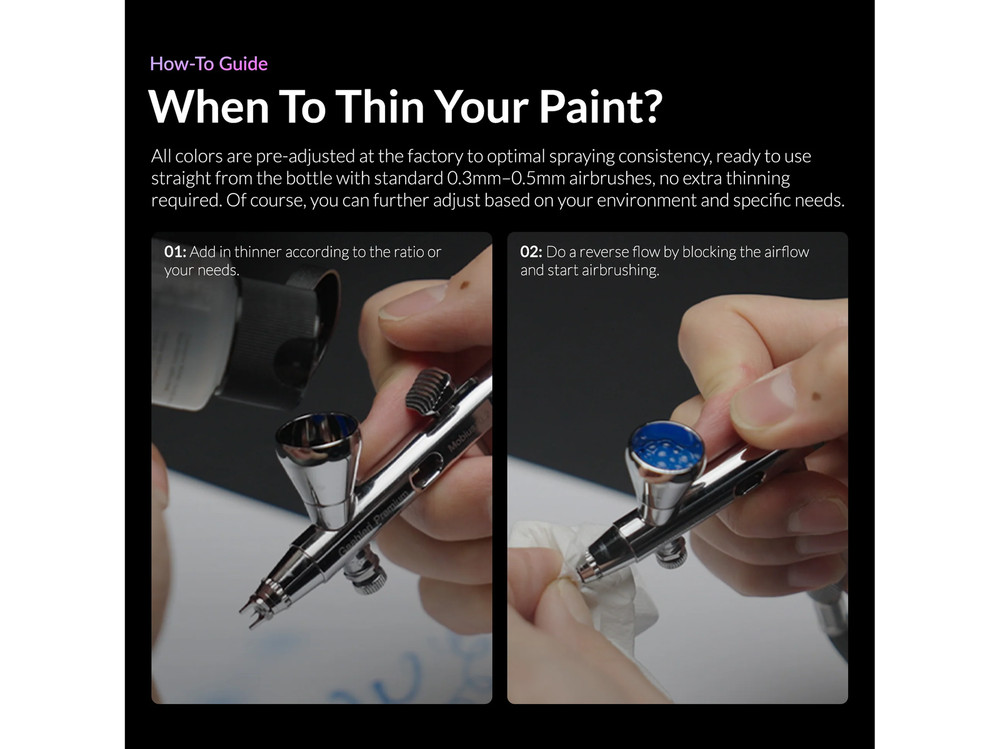 Kaleido ColorWorks - Airbrush Thinner, 210ml, KT201