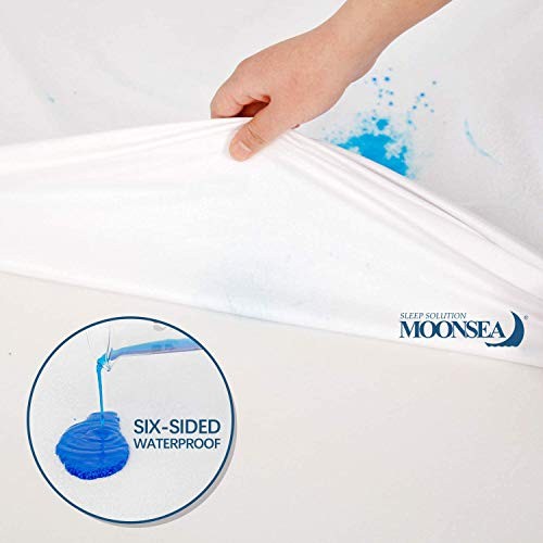 Mattress Protector Zippered (0//2/3/4 Inchs), Soft Terry Surface Queen 1