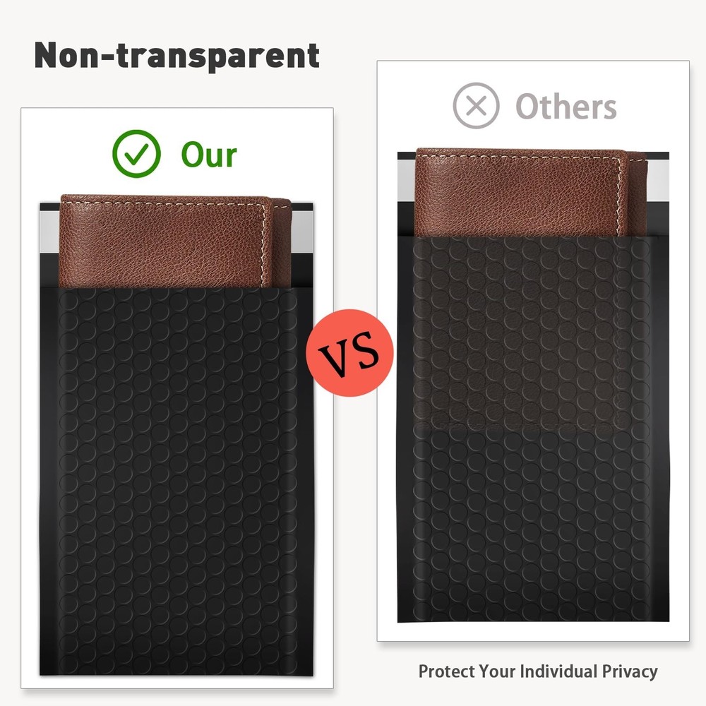 105 Pack Bubble Mailers 3.5x5inch Padded Envelopes Thin Mailing Envelopes Wat...