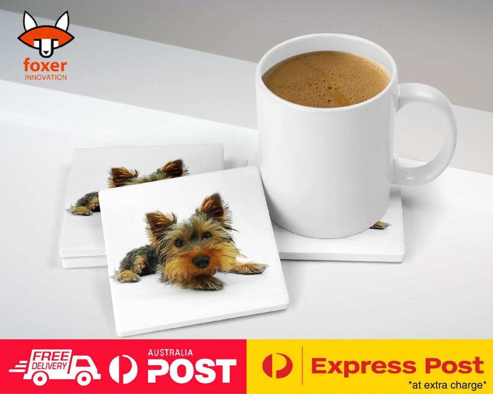 COASTER COFFEE DRINKING MAT|YORKSHIRE TERRIER DOG 6