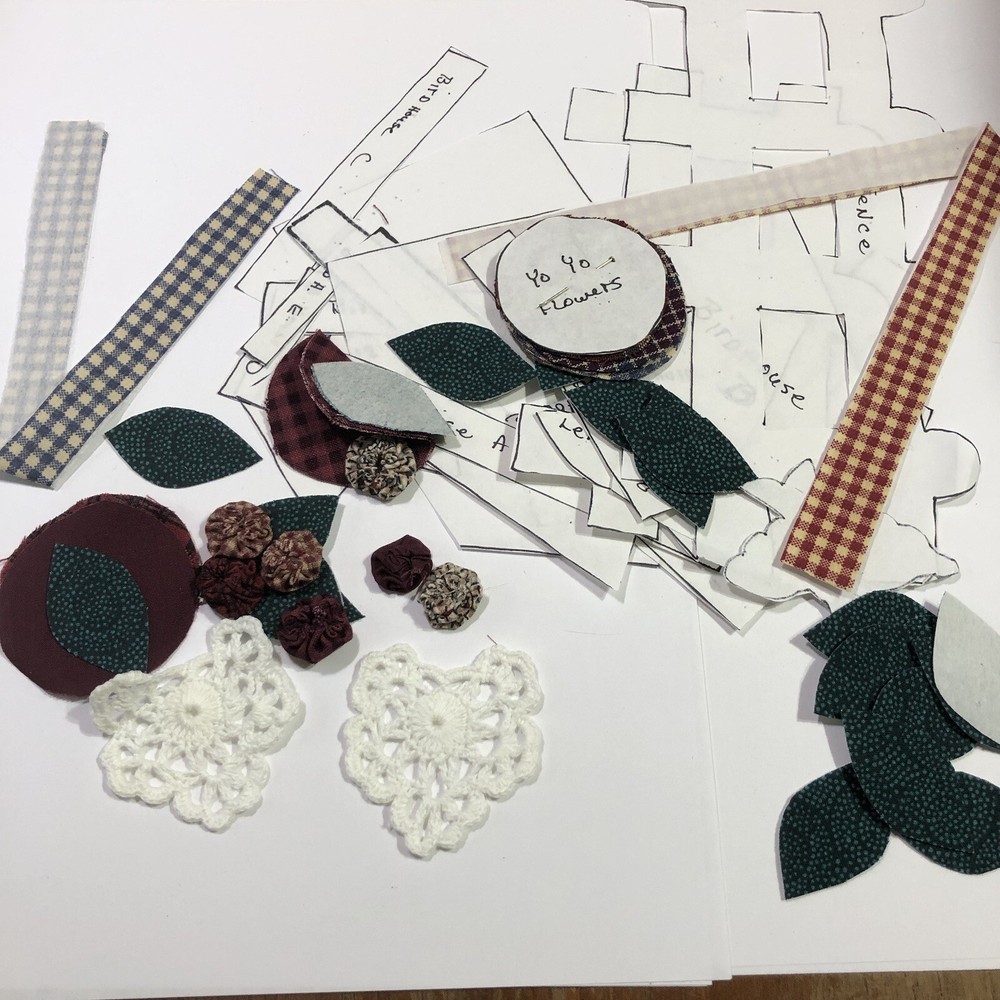 Birdhouses Applique Pattern Ozark Crafts