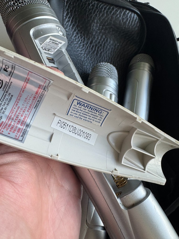 Magic Sing ED9000 2 Karaoke Microphone 1 Wireless Charger TAGALOG 9 TESTED