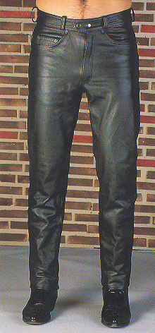 BLACK LEATHER JEANS PANTS Great fit