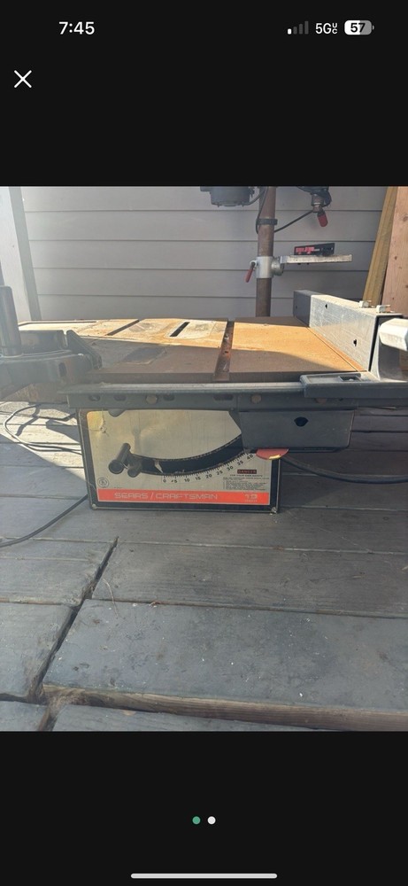 Vintage Craftsmen’s /sear Table Saw
