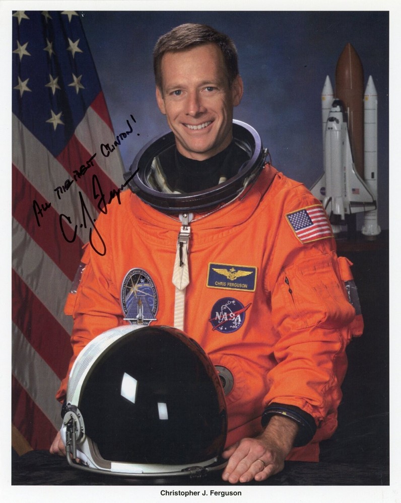 Christopher J. Ferguson Hand Signed NASA Original Photograph