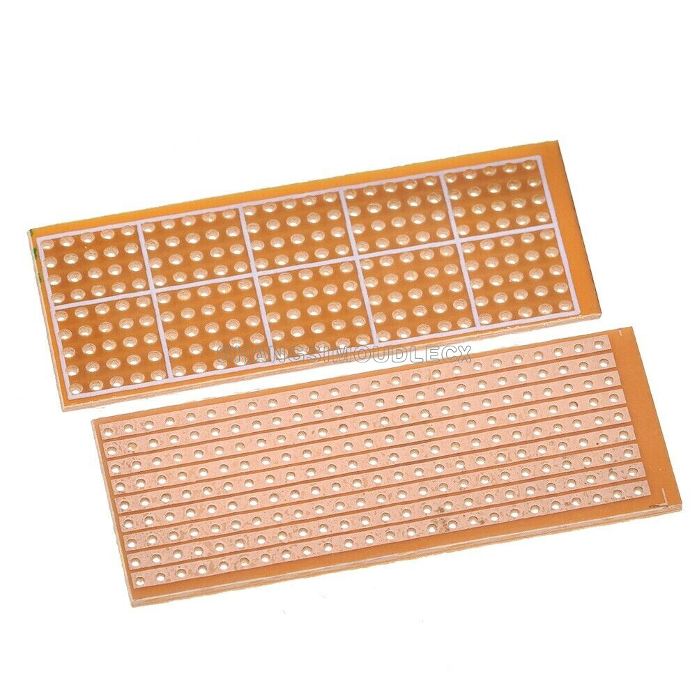 10PCS 2.5*6.4CM Prototype Paper PCB Universal Experiment Matrix Circuit Board
