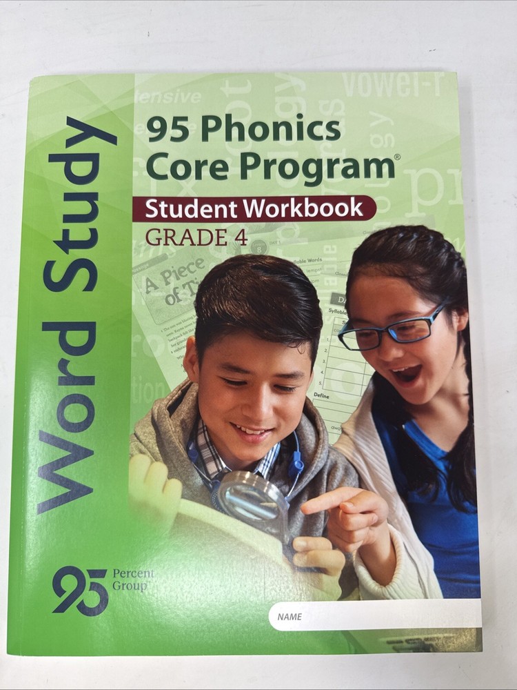 95 Phonics Core Program Word Study Grade 4 Student Workbook