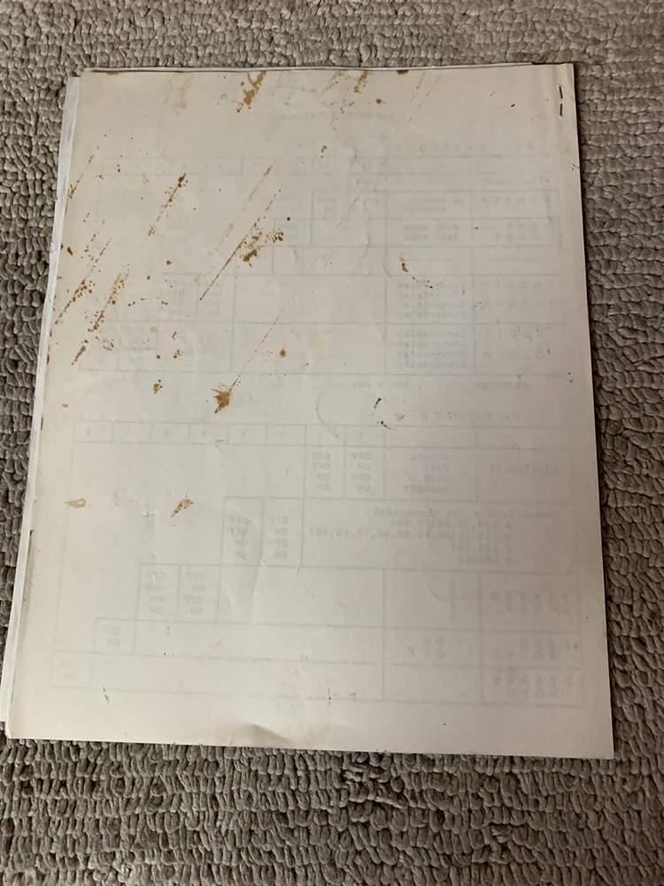 Original Dk Boy Sammy Arcade video game Manual