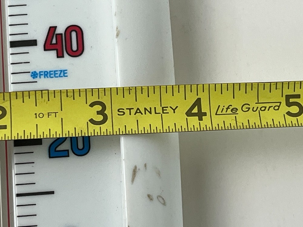 Taylor White Plastic Thermometer 120 Degree