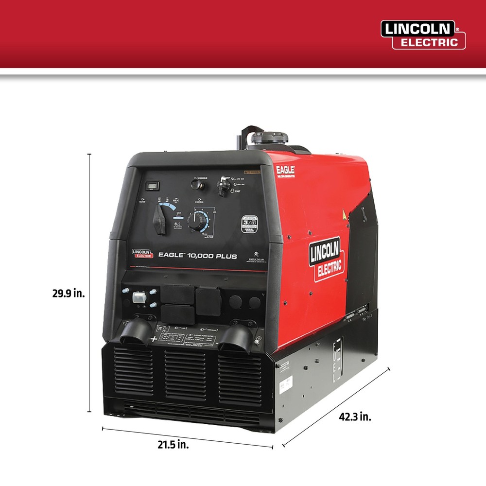 Lincoln Electric Eagle 10,000 Plus Engine Driven DC Arc Welder/AC Generator