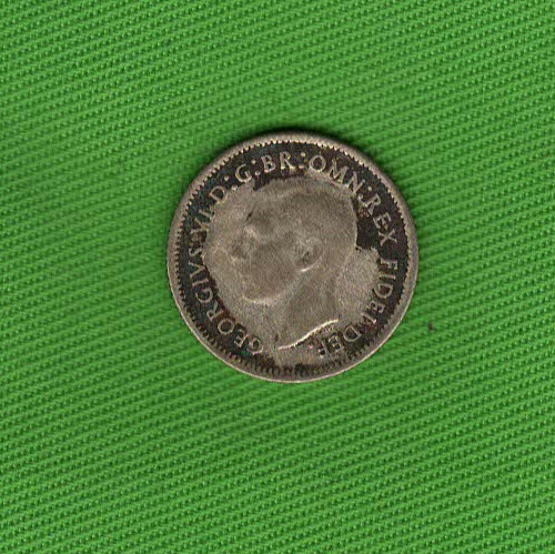 1950 AUSTRALIA SILVER SIXPENCE COIN