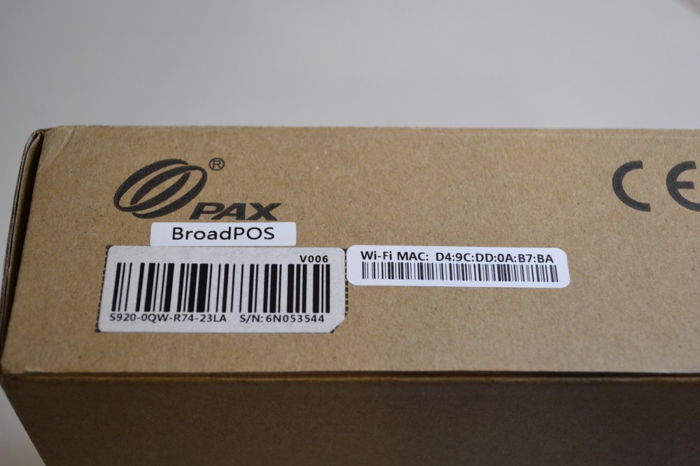 PAX S920 Mobile Payment Terminal