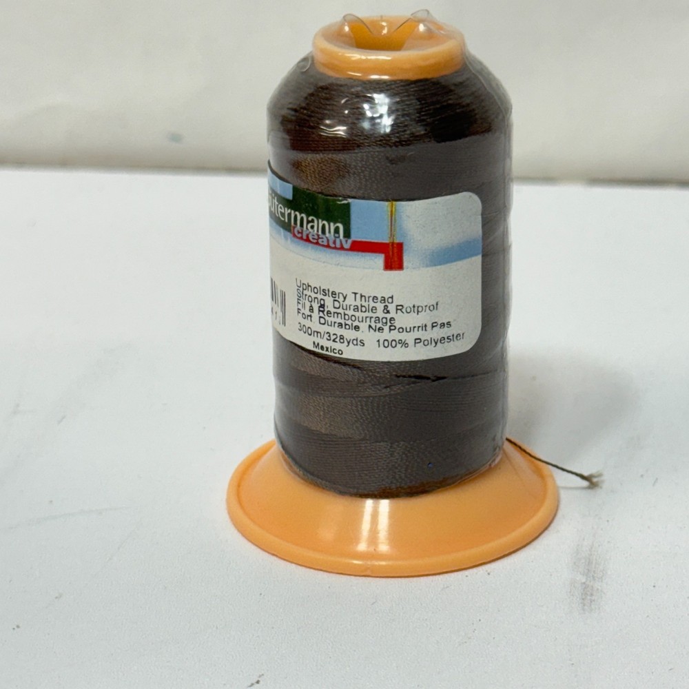 Gutermann Upholstery Thread 328 Yards 100% Polyester Rotproof # 694 Brown