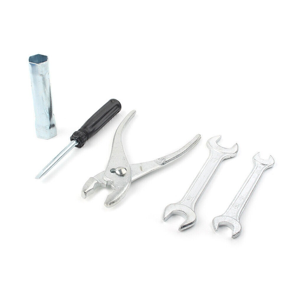 5Pcs/Set Motorcycle Universal Spark Plug Spanner Wrench Plier Socket Tool Kit