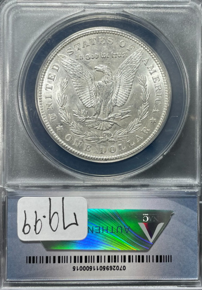 1900 MORGAN SILVER DOLLAR~ANACS BU ~BEAUTIFUL COIN~ REF#0015