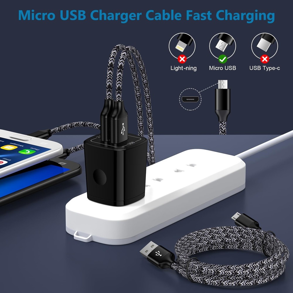 Charger Cord Replacement for Kindle Paperwhite/Oasis/E-Reader/Fire/Fire Black