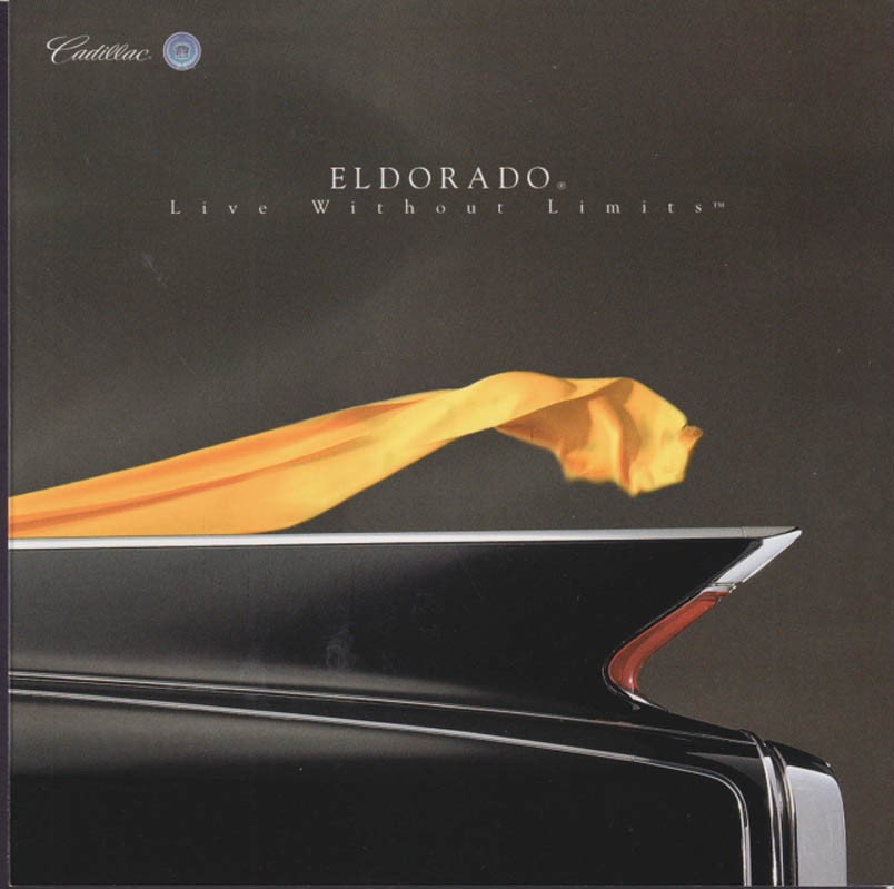 1998 Cadillac Eldorado sales folder 1960 cover image!