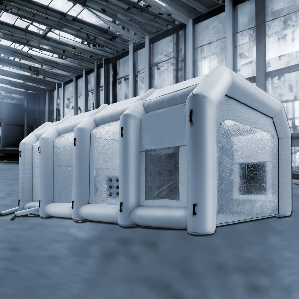 𝟑𝟗𝐱𝟏𝟔𝐱𝟏𝟑𝐅𝐭 Portable Inflatable Paint Booth for Vehicle